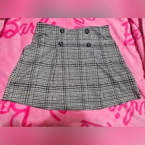 Houndstooth Mini Skirt